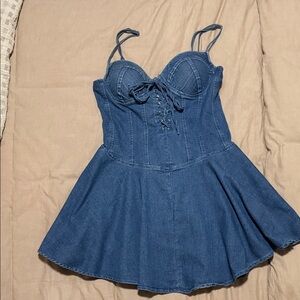 Denim Corset Dress